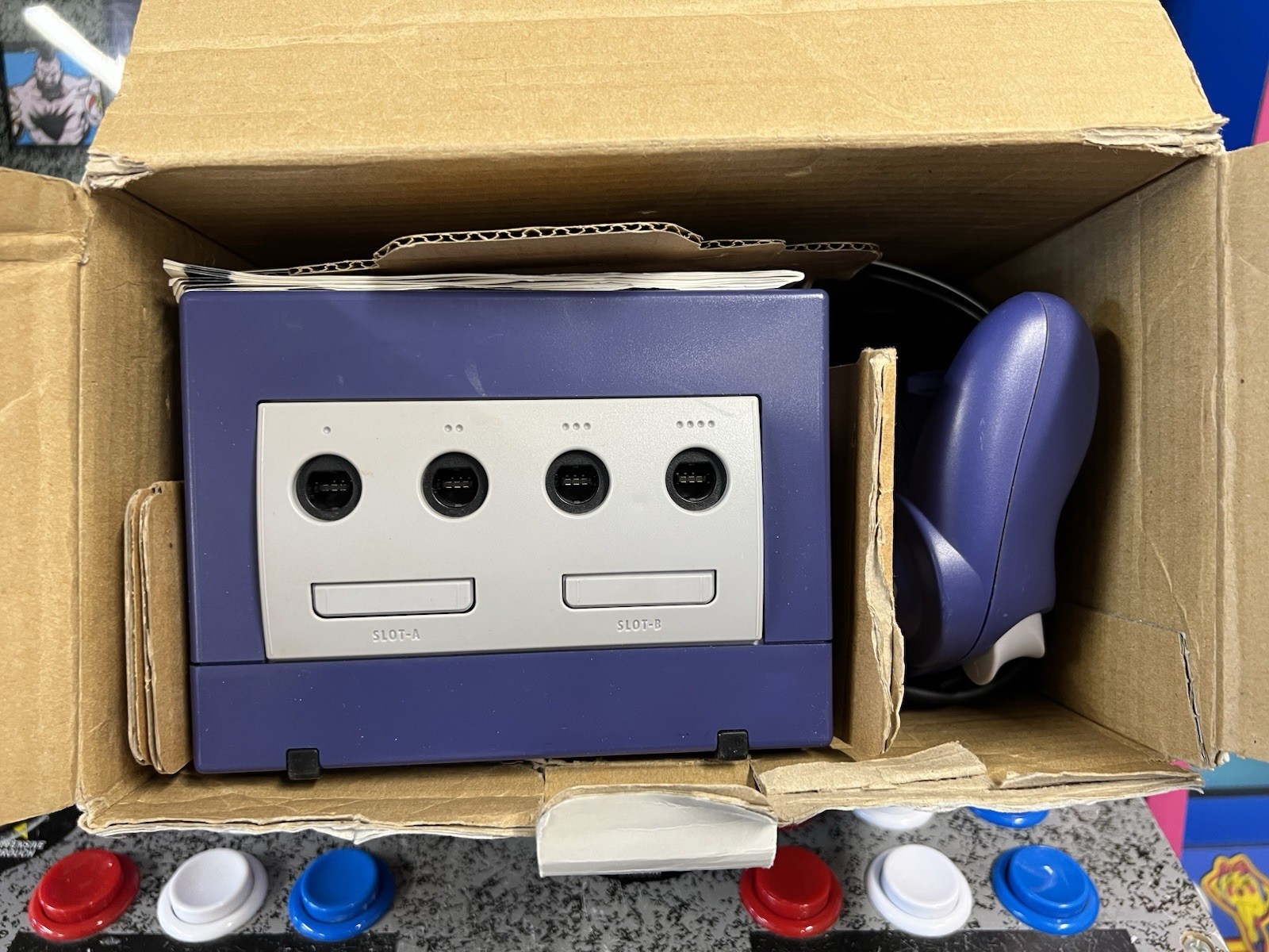 2002 Nintendo Heineken GameCube Indigo Purple Console CIB Limited to 50 Promo