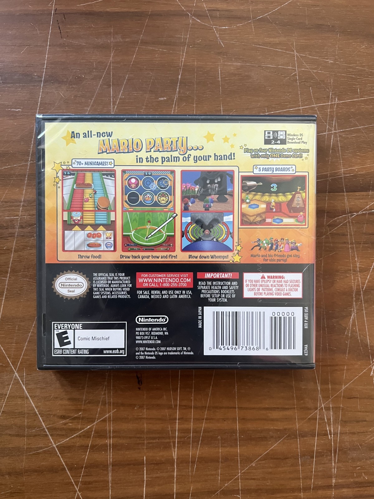 Nintendo DS Mario Party DS Brand New Factory Seal