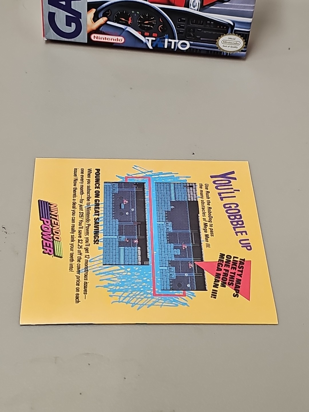 Gameboy CHASE H.Q. HQ Nintendo Game Boy BOX ONLY