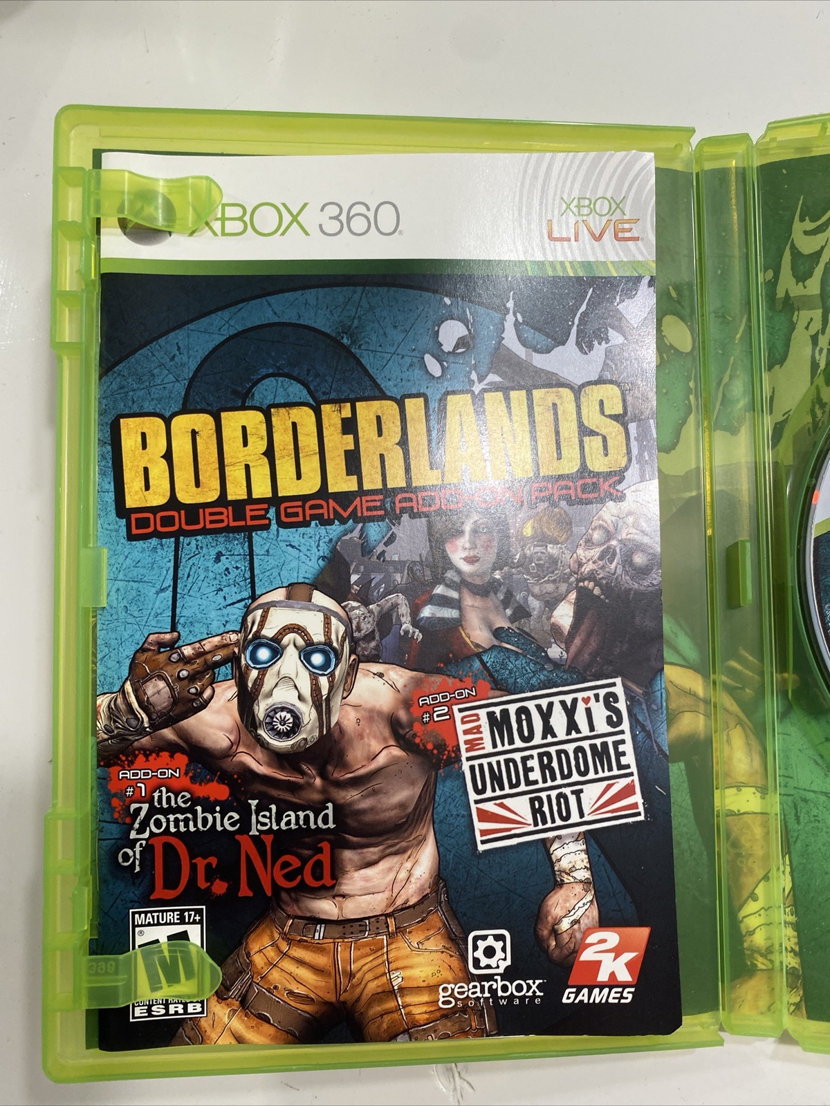 Borderlands Double Add-On Pack: Dr. Ned + Mad Moxxi (Xbox 360, 2009)