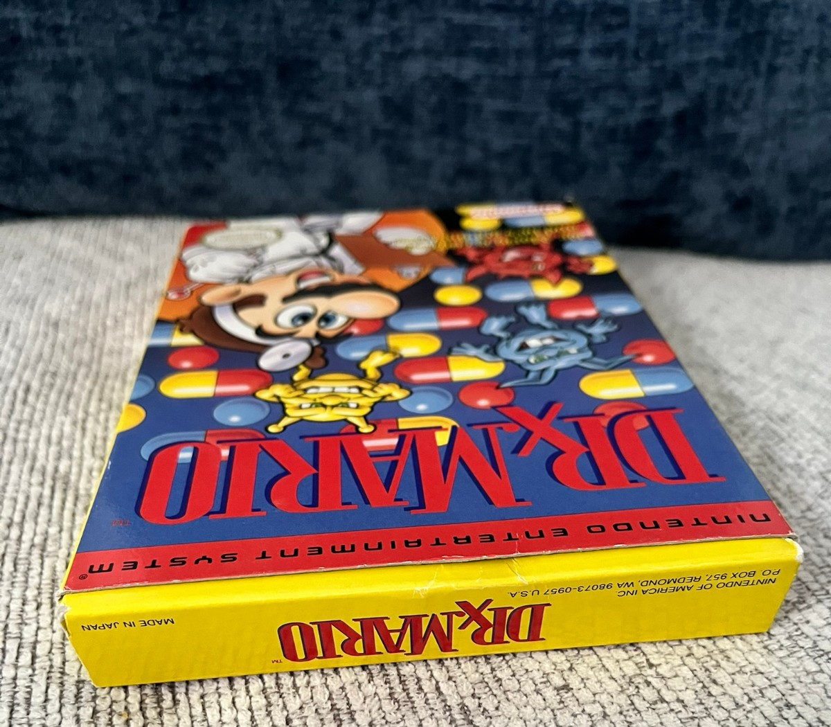 Dr. Mario (Nintendo NES, 1990) CIB, Complete in Box! Tested and Working!