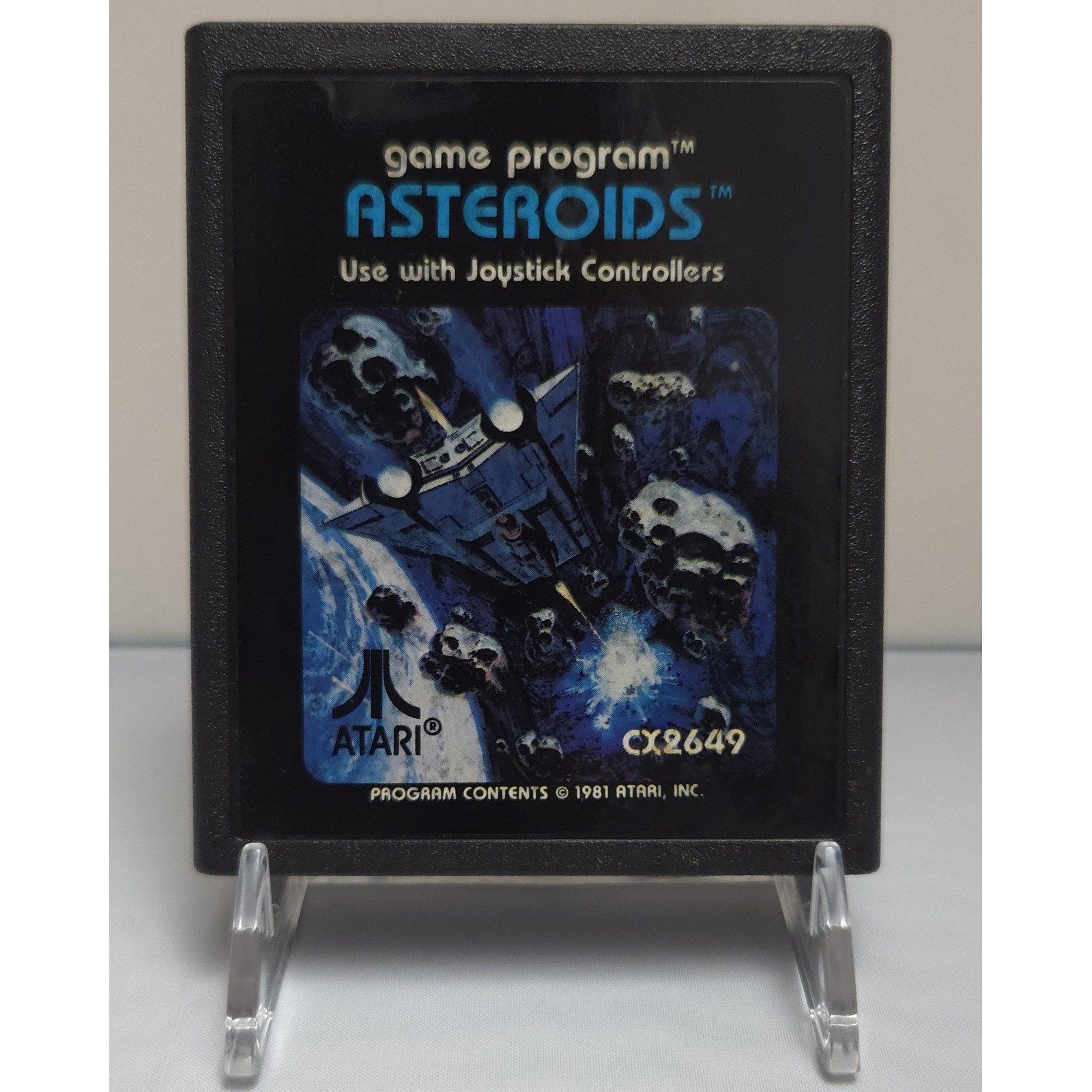 Asteroids (1981 Atari 2600) Cartridge & Manual – Tested & Works- Great Condition