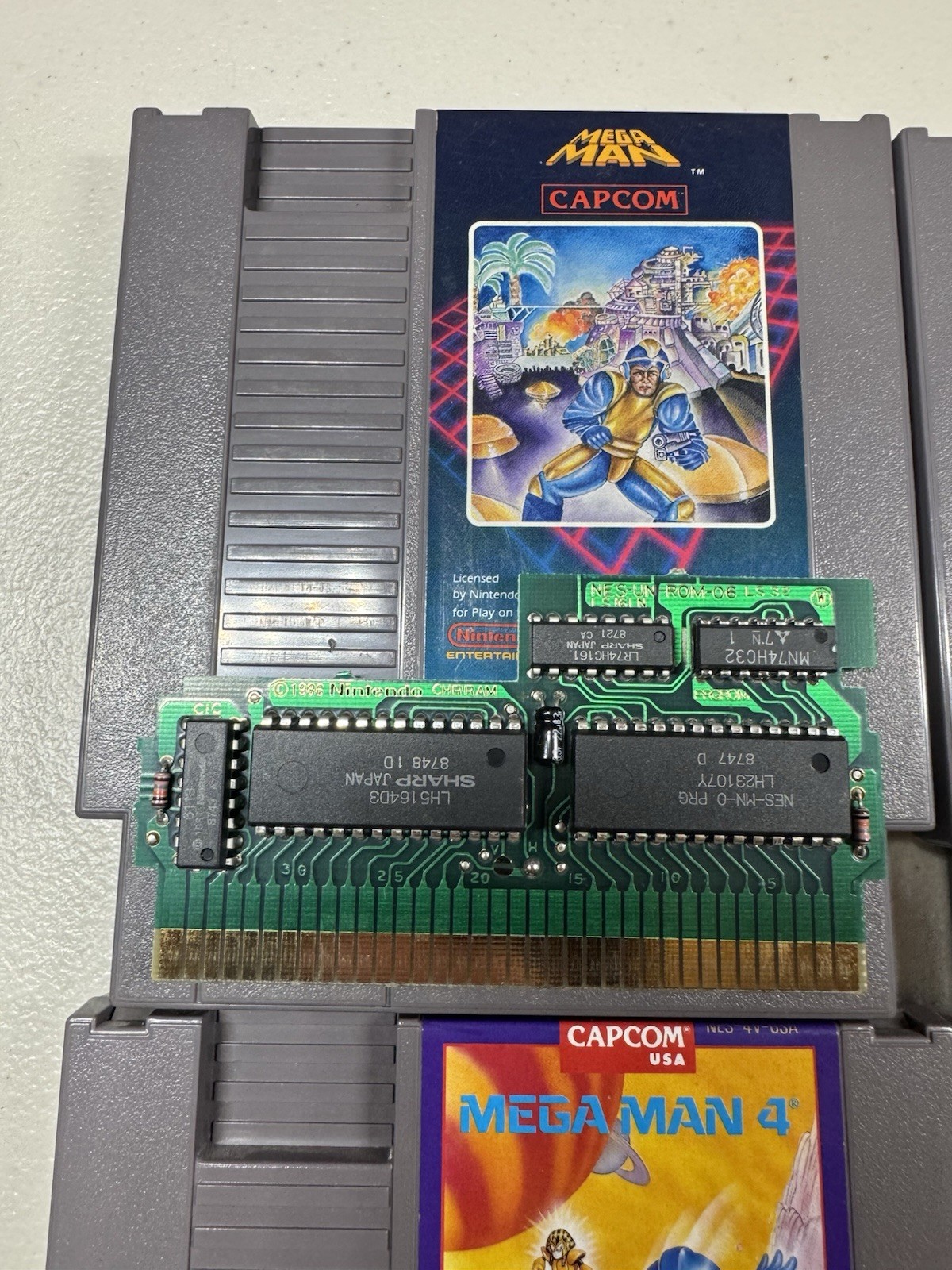 NES Nintendo Mega Man 1-6 Lot 1 2 3 4 5 6 Authentic Tested