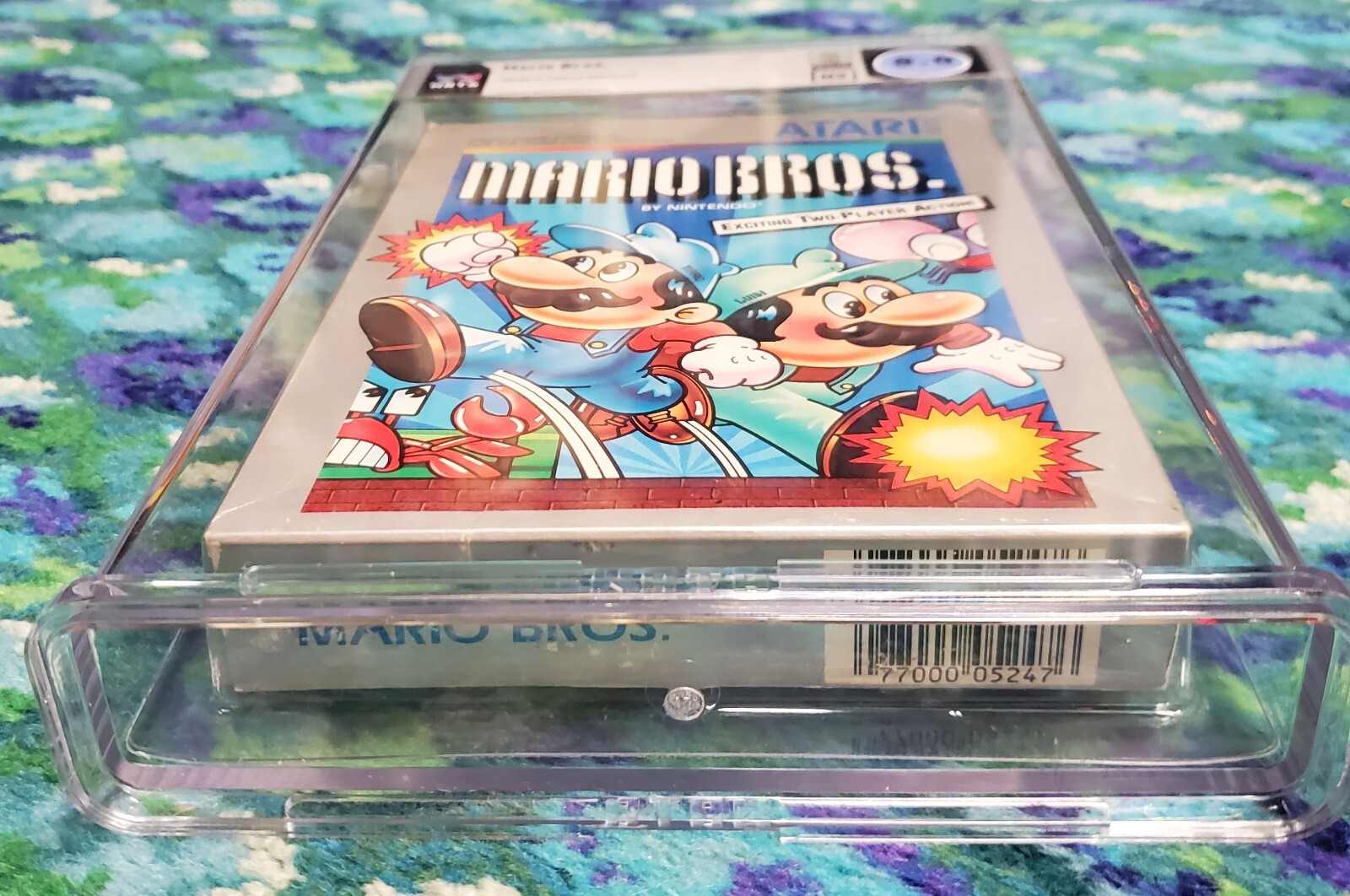 Atari 5200 – Mario Bros. by Nintendo – Sealed NOS Unopened – WATA Graded 8.0