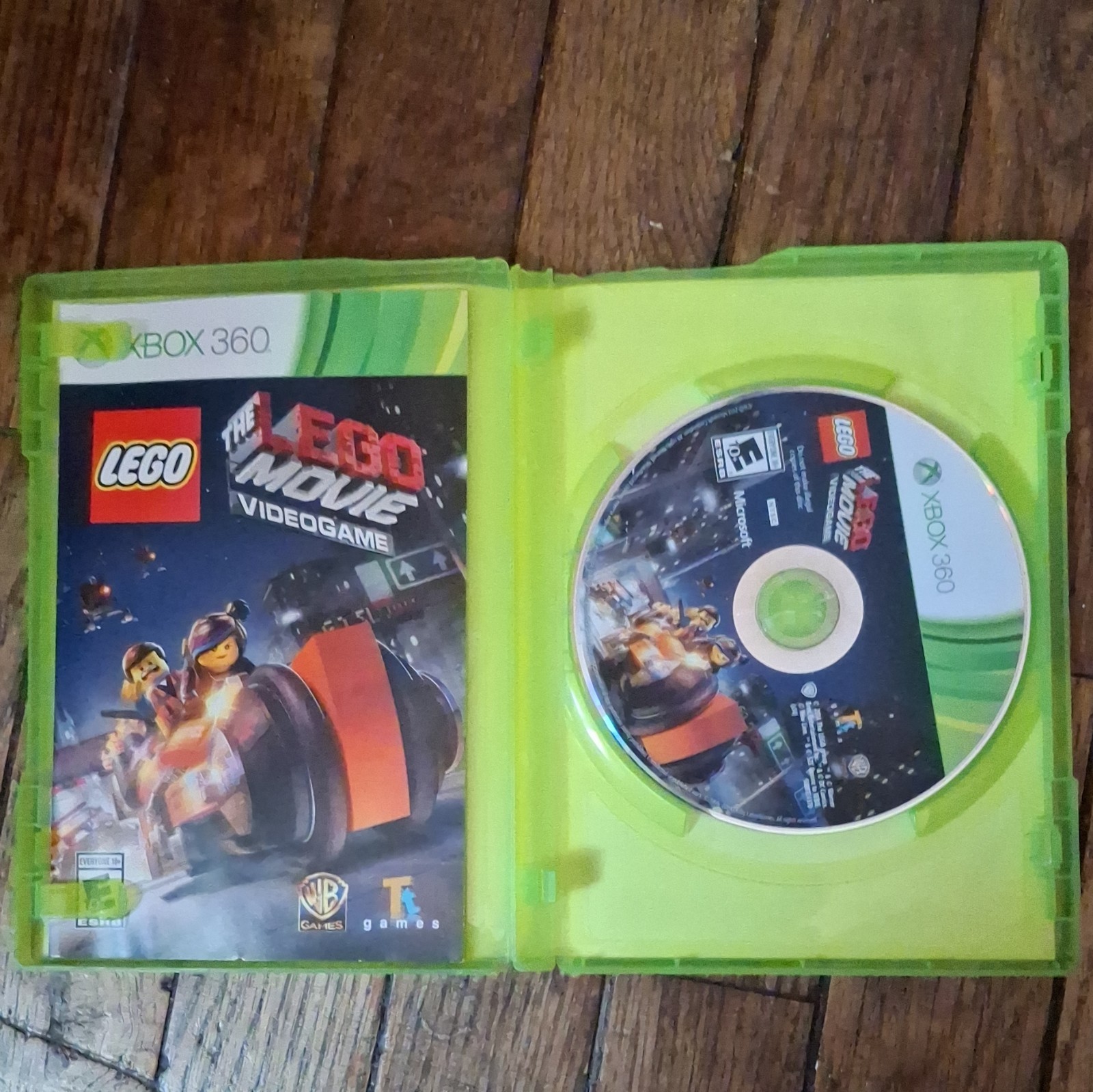 Warner Bros. LEGO Movie Videogame E10+ NTSC-U/C Xbox 360 2014 Manual