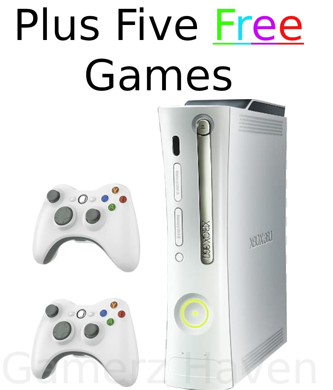 GUARANTEED Microsoft Xbox 360 Original Console, 250gb HDD, 2 Controllers