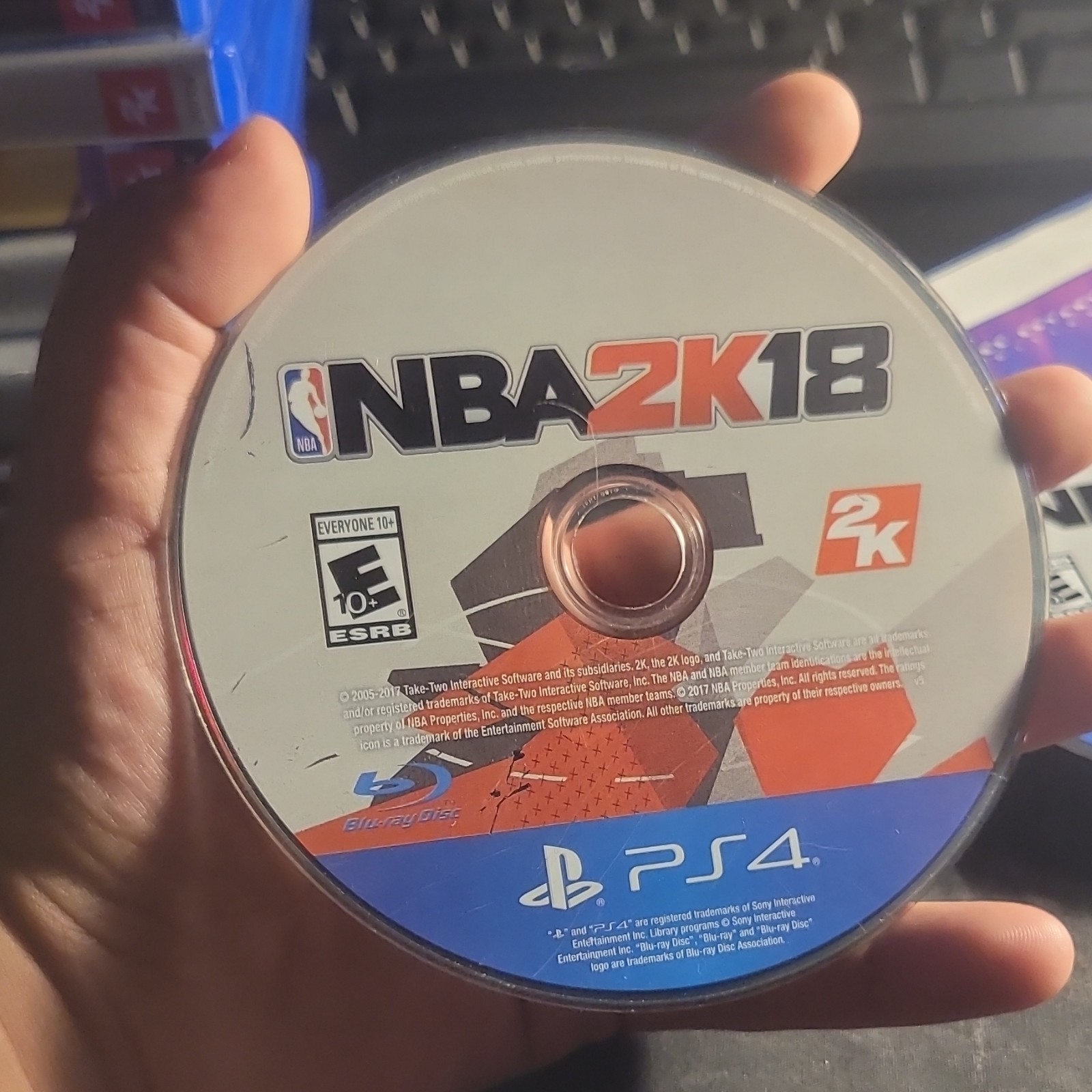 2K NBA 2K18 Sony PlayStation 4 E10+ (Everyone 10+) 2017 Sports Basketball