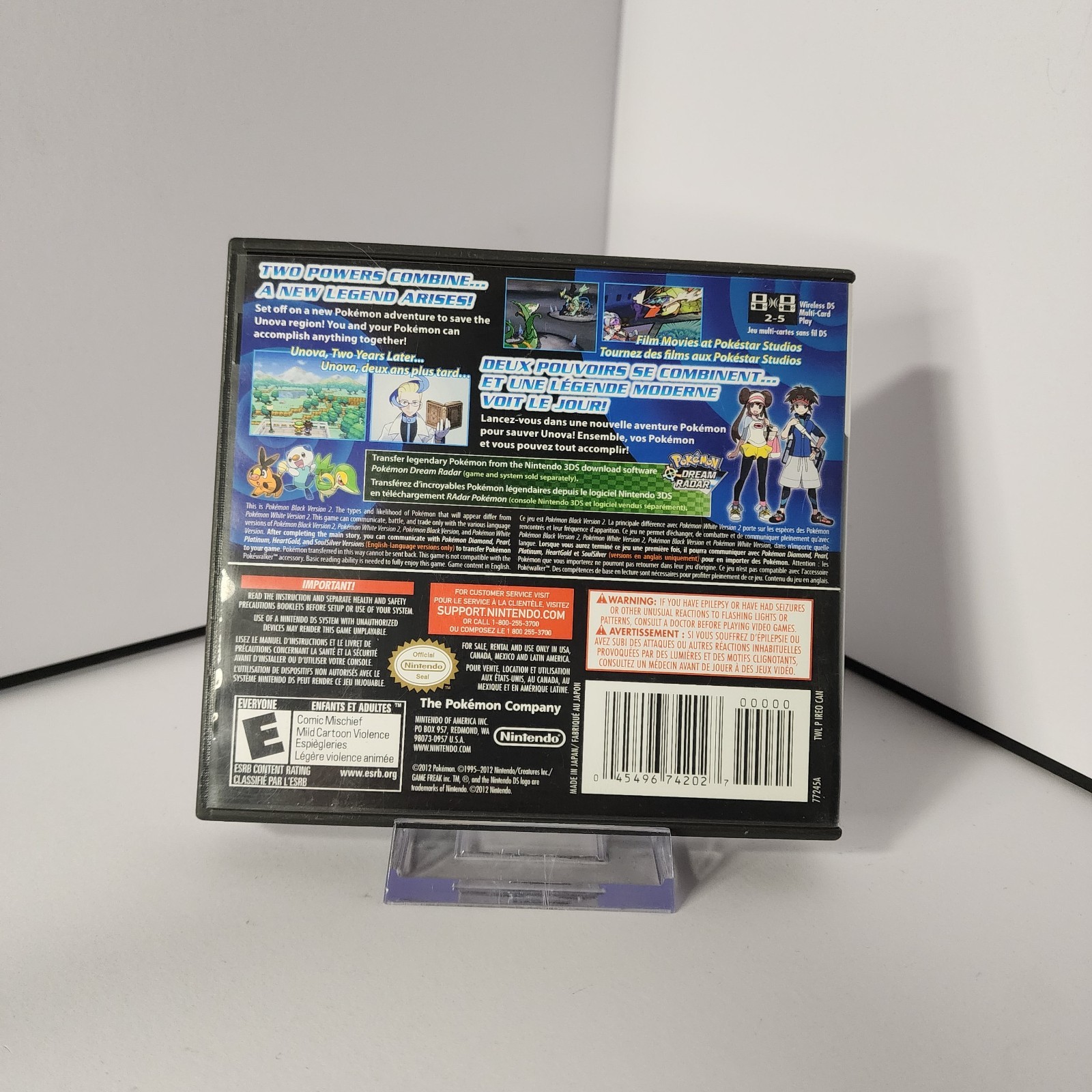 Pokémon: Black Version 2 (Nintendo DS, 2012) – Tested, Complete