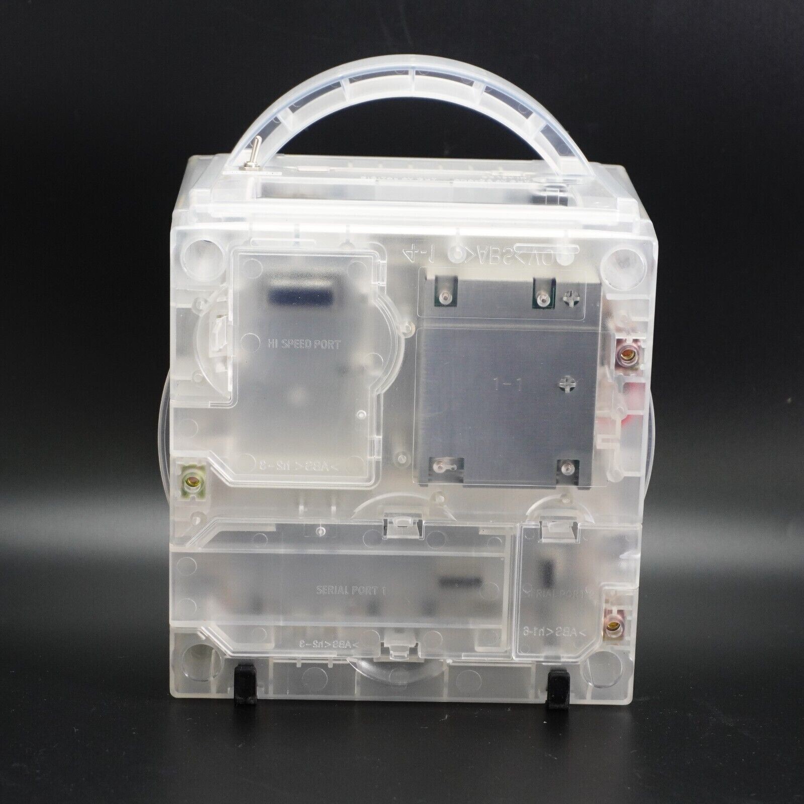 Gamecube Full Replacement Console Shell Housing Translucent Clear Gameboy Player