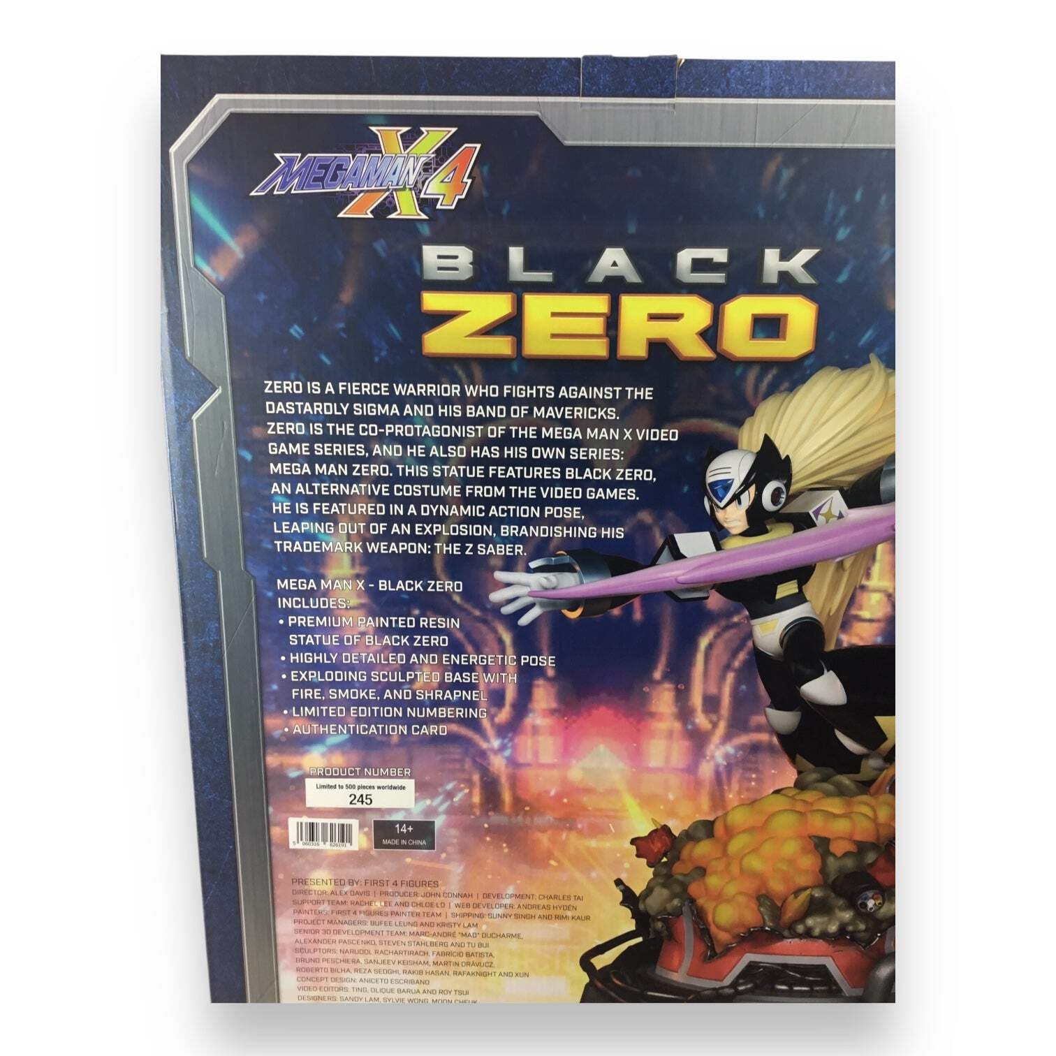 First 4 Figures Mega Man X4 Black Zero Statue Definitive Edition (Capcom Collect