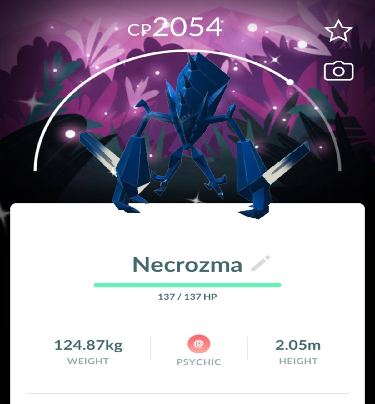 Shiny Necrozma with special background – Read description