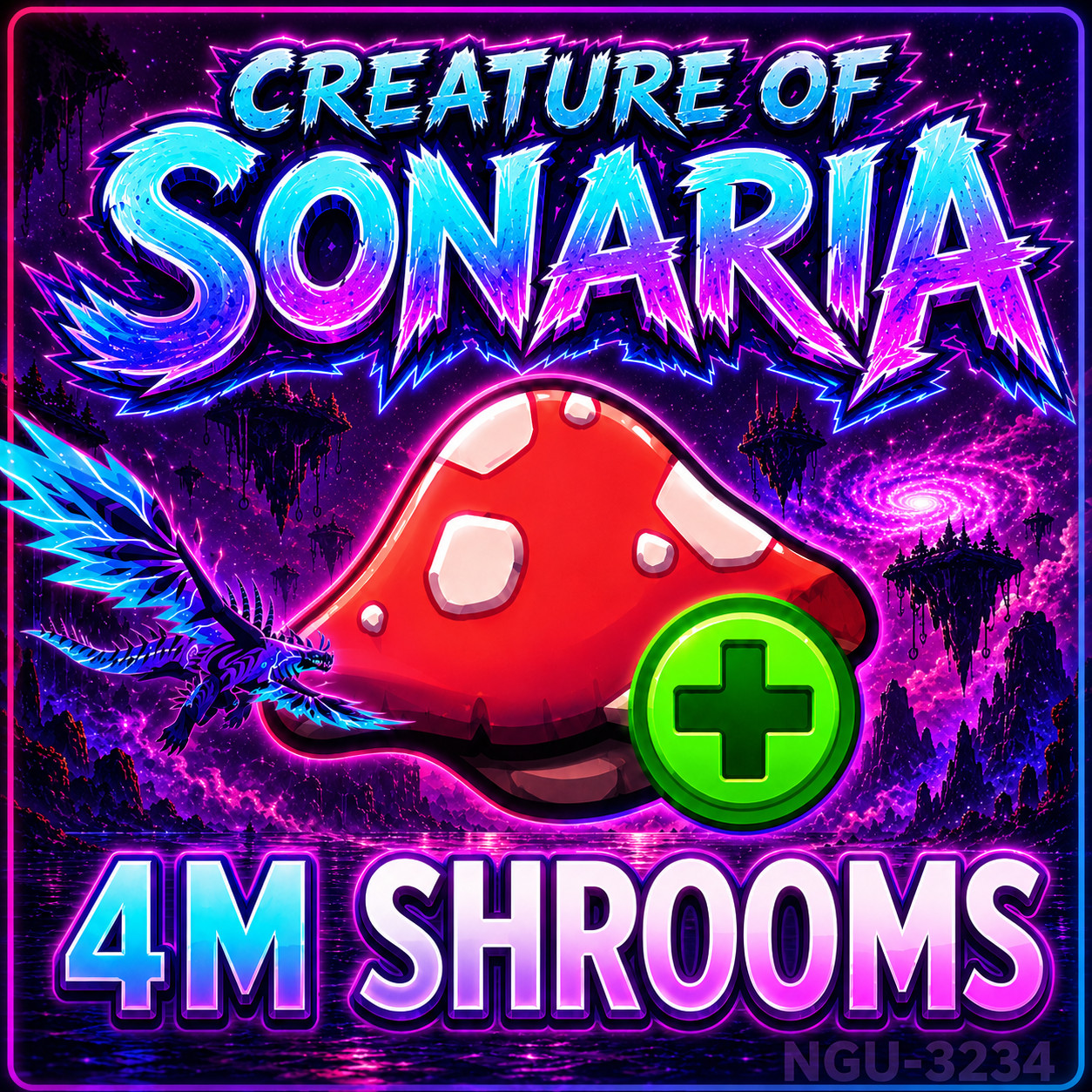 [💎] Creature of Sonaria | 4M Shroom | COS | Fast & Easy [💎]