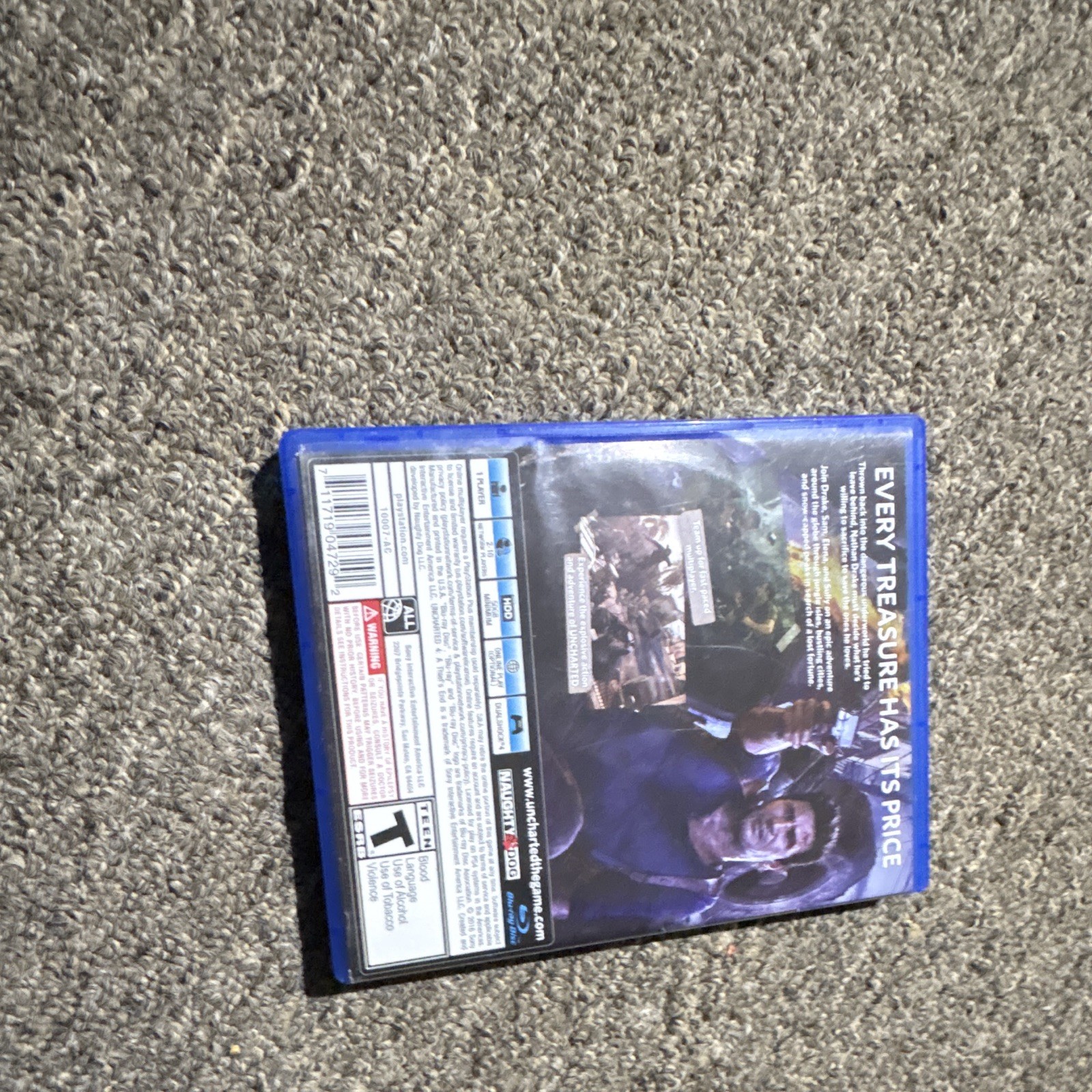 Sony Uncharted 4: A Thief’s End PS4 T-Teen NTSC-U/C, Uncharted Series