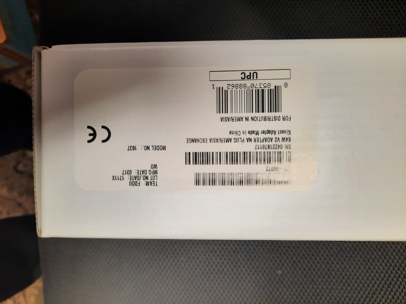 NEW/SEALED – Microsoft Kinect Adapter for Xbox One S/X and Windows PC