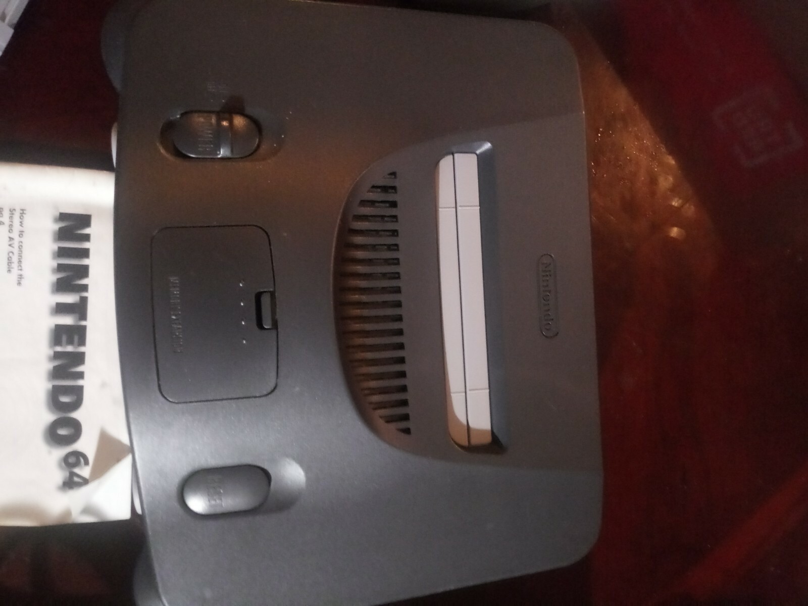 Nintendo N64 Original System Console with “New” ORIGINAL CONTROLLERS
