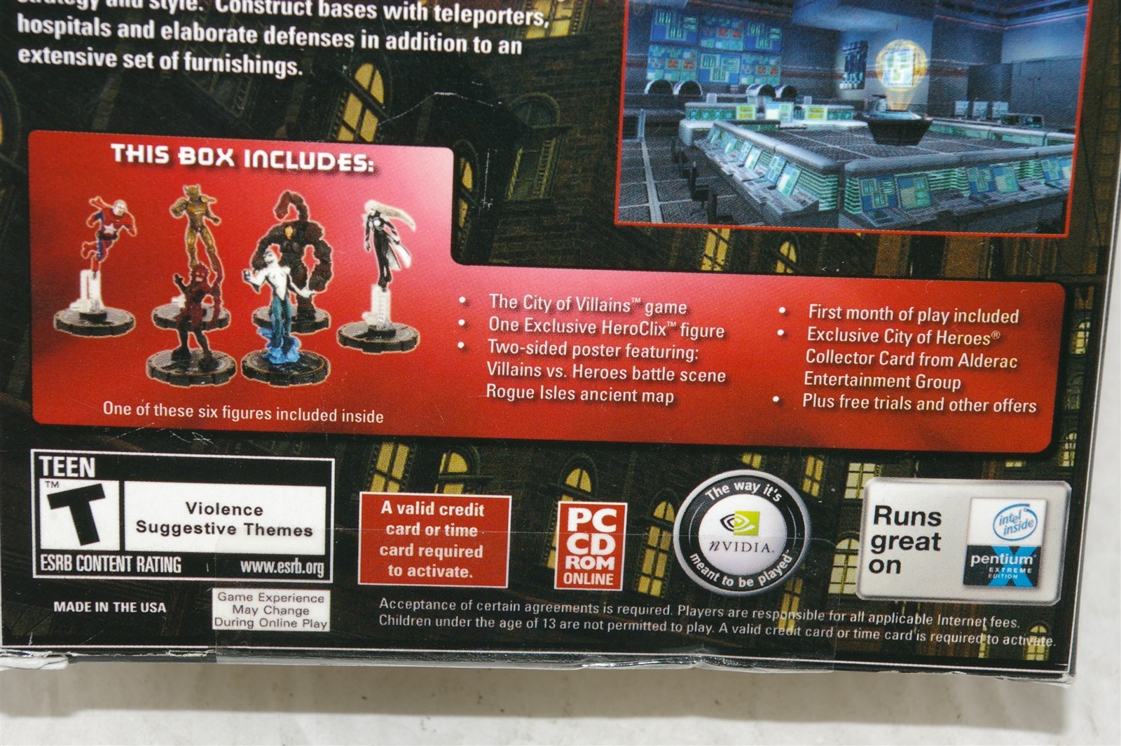 City of Villains (PC, 2005) NEW Sealed