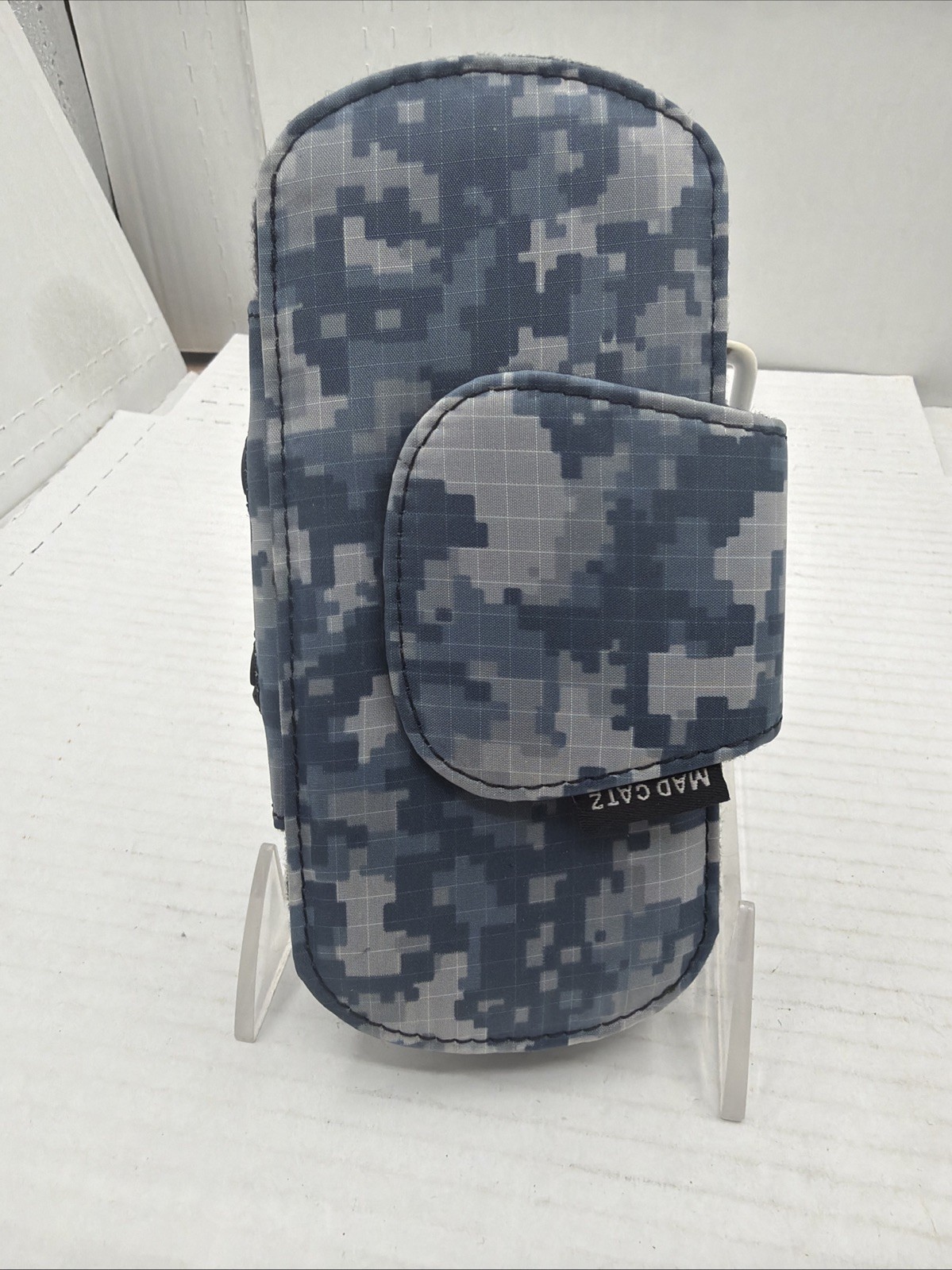 Madcatz Slim Case PSP Blue Camo Open Package
