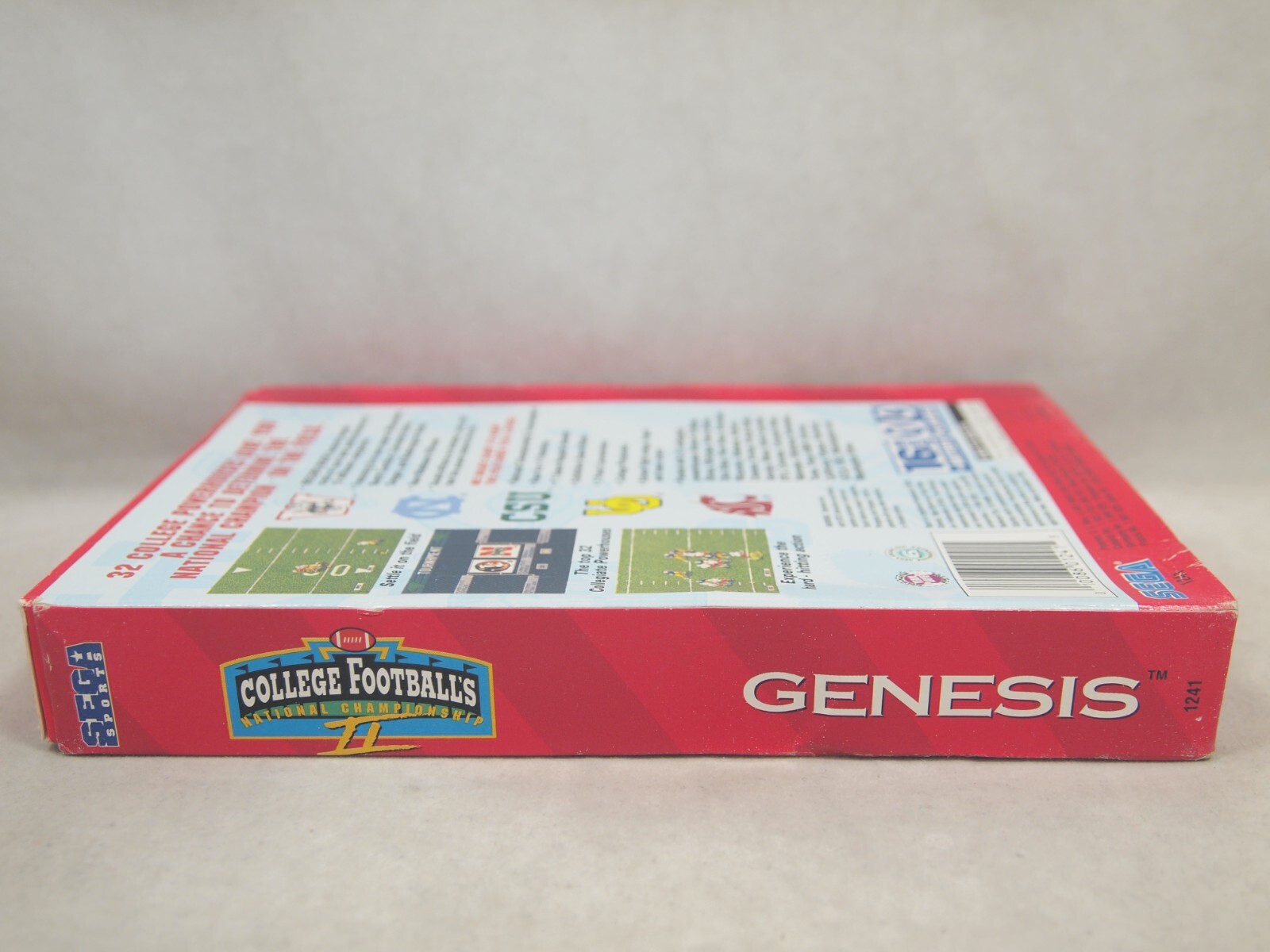 College Football’s National Championship II (SEGA Genesis) Authentic BOX ONLY