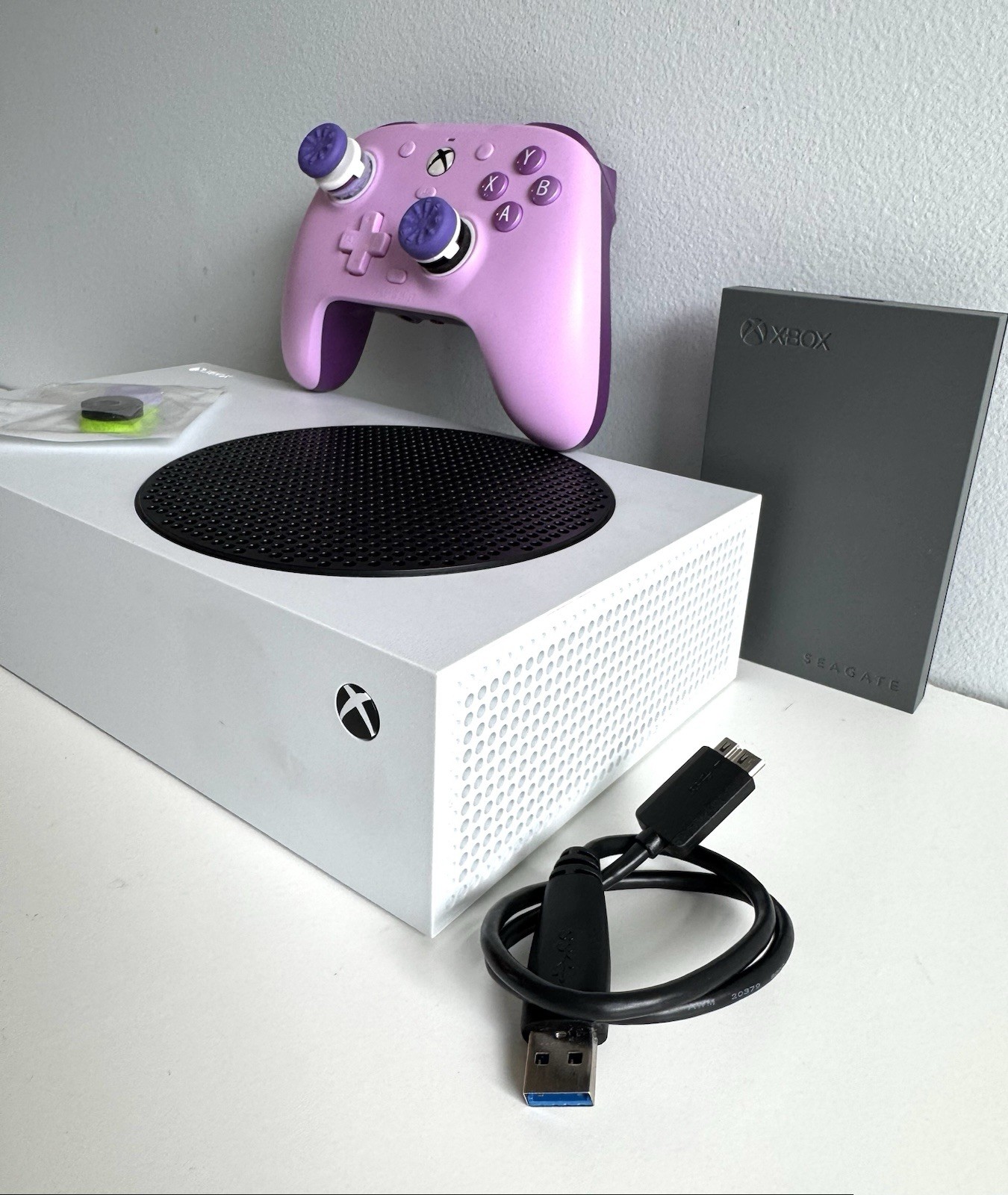Microsoft Xbox Series S 512GB Game Console w/ Controller /2TB Seagate Game Drive