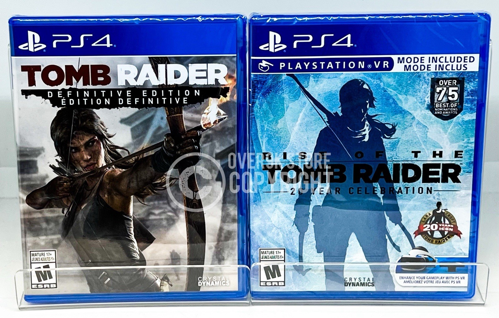 Tomb Raider Definitive Edition + Rise Of The Tomb Raider – PS4 – New | READ DESC