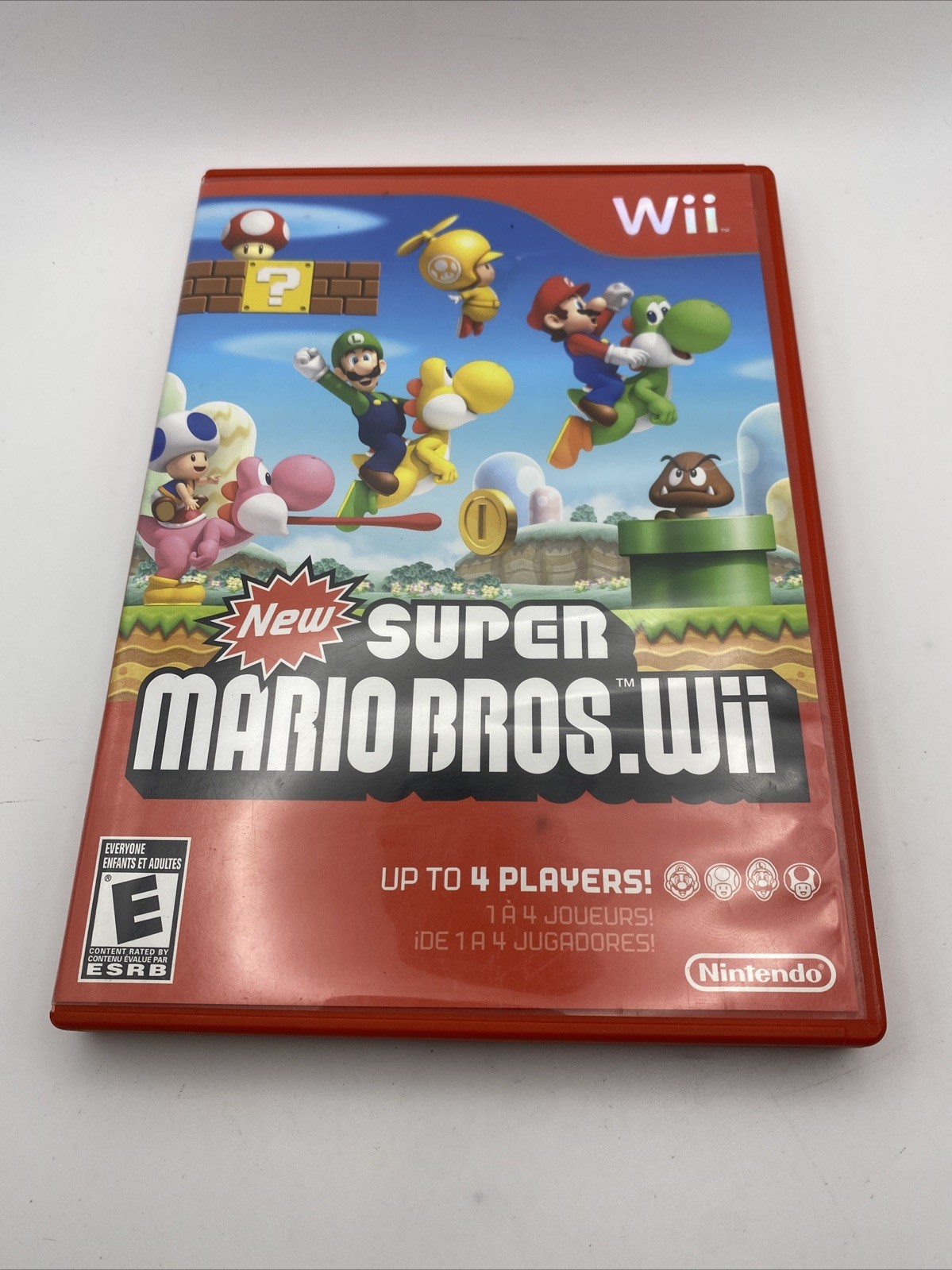 New Super Mario Bros. Wii No Manual (Nintendo Wii, 2009) Tested Working