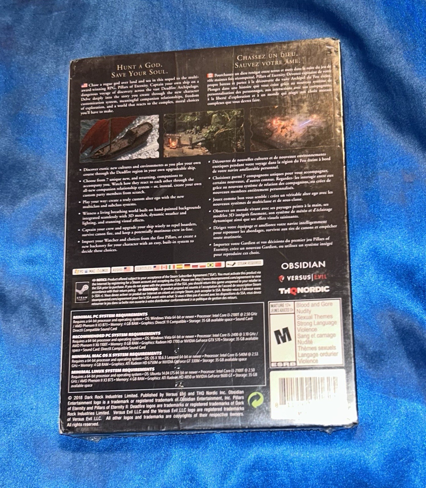 Pillars Of Eternity II Deadfire (PC Game) 2018 Brand New Sealed