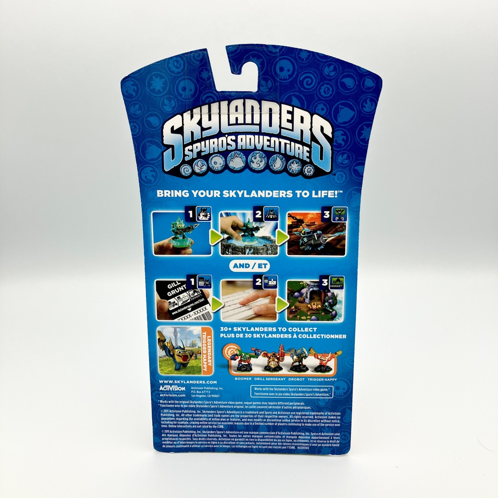 Skylanders Spyros Adventure Legendary Trigger Happy Figure Toys R Us Exclusi NEW
