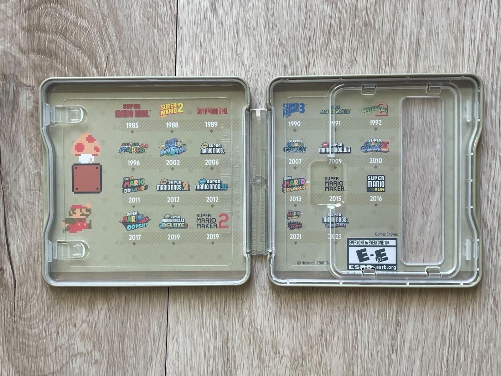Super Mario Bros 40th Anniversary Nintendo Steelbook CARD INCLUDED (NO CODE)
