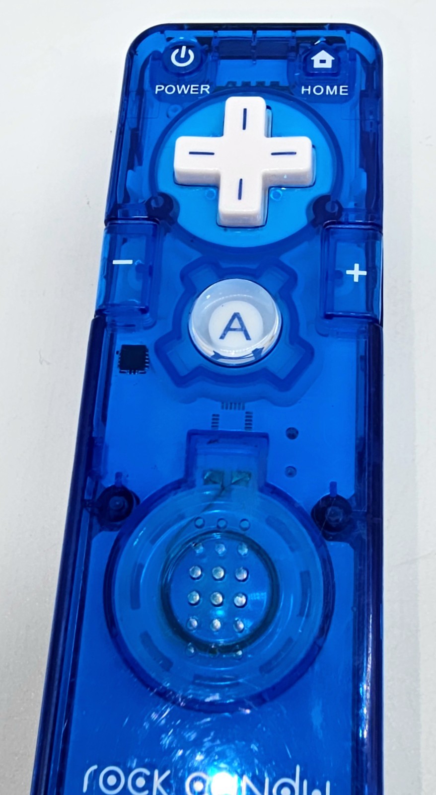 Rock Candy Wireless Controller for Nintendo Wii Blue Translucent PDP Remote