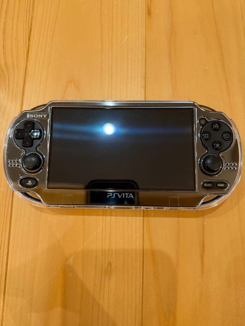 Sony PS Vita PCH-1000 Black Console Tested Working Japan Charger Case