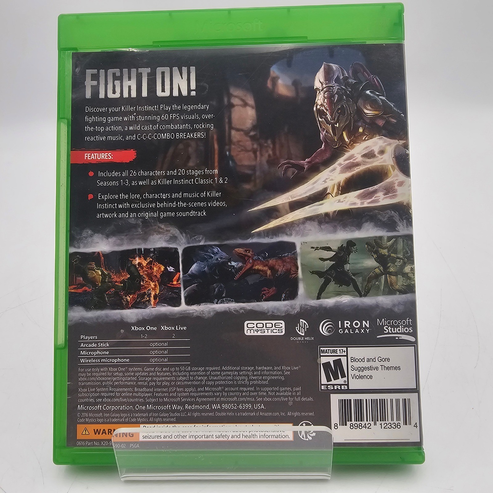 Killer Instinct Definitive Edition Xbox One with Soundtrack CD TESTED