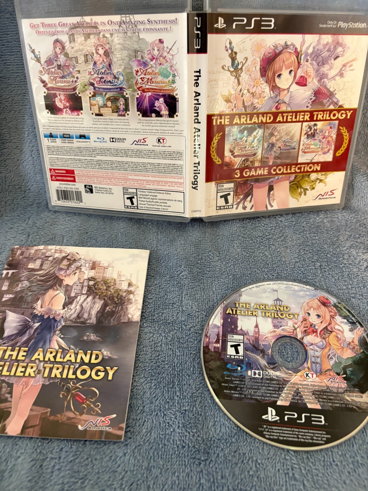 Arland Atelier Trilogy (Sony PlayStation 3, 2015)