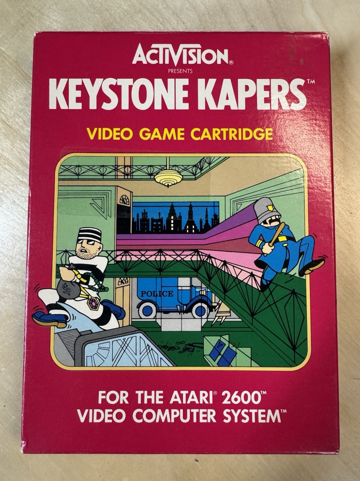 Keystone Kapers Atari 2600 By Activision – Great Box & Cartridge Condition