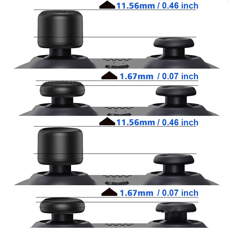 8PCS Silicone Thumb Stick Grip Caps Analog Joystick Cover for Game Controller