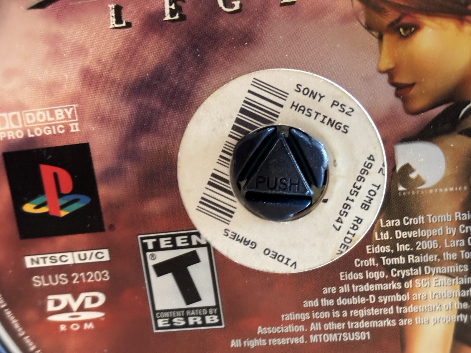 Tomb Raider Legend – Sony PlayStation 2 – Hastings Label On Disc Tested Working