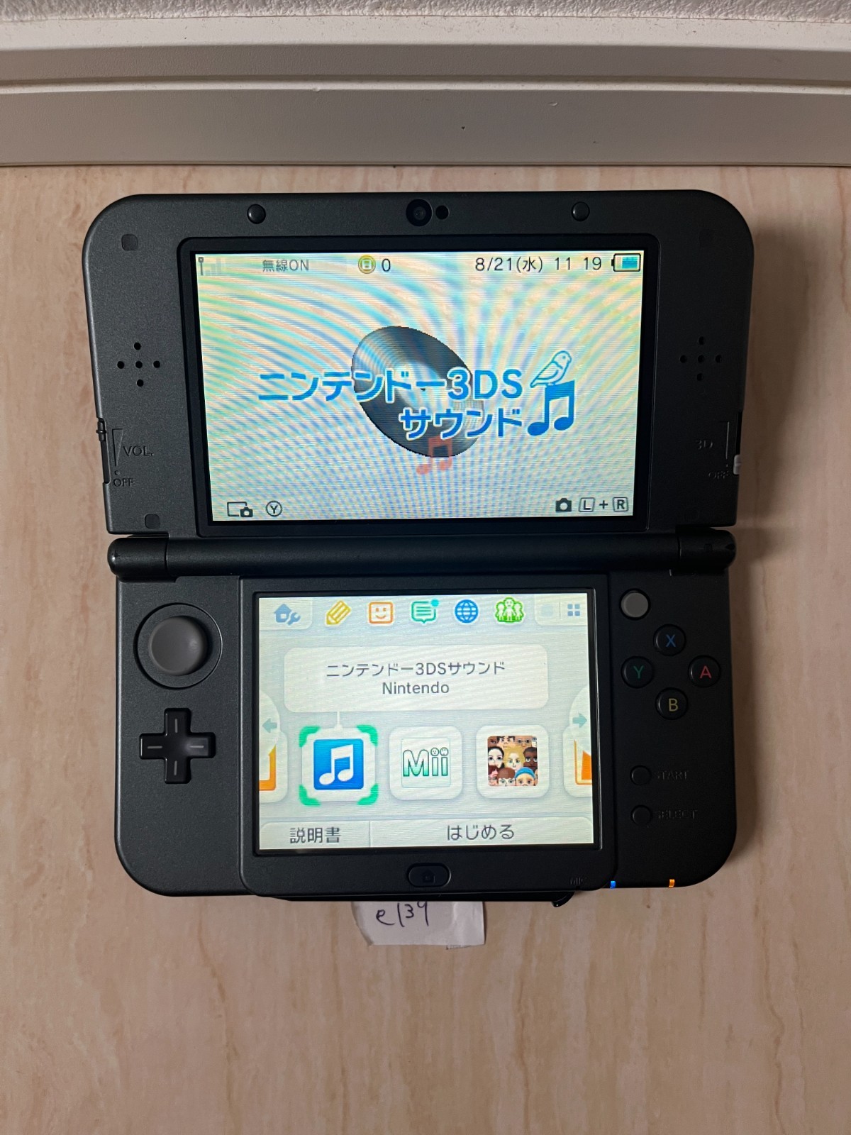 Dual IPS New Nintendo 3DS LL XL Metalic Black Console Tested Excellent e139