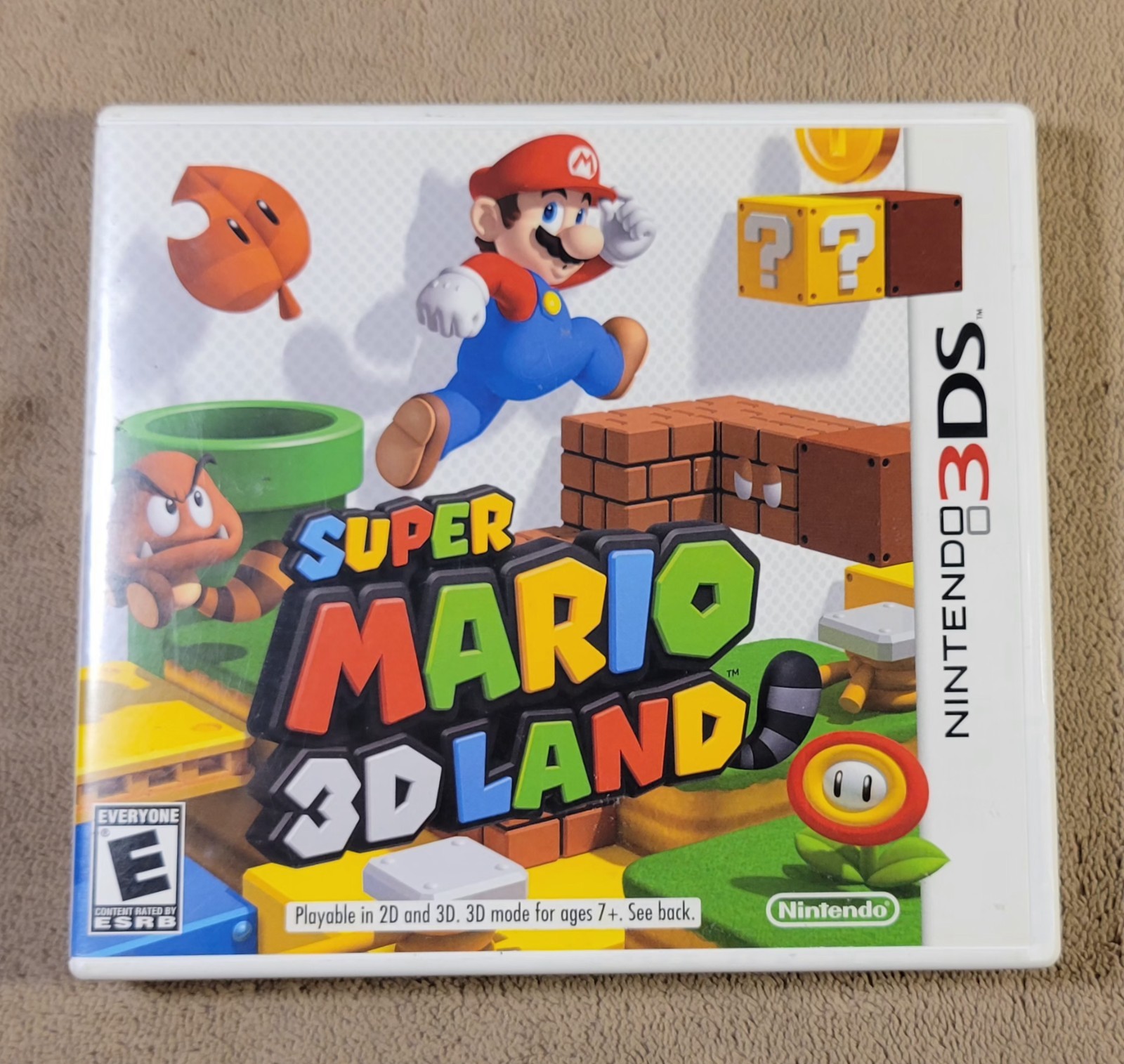 Super Mario 3D Land Nintendo 3DS CIB Complete Tested