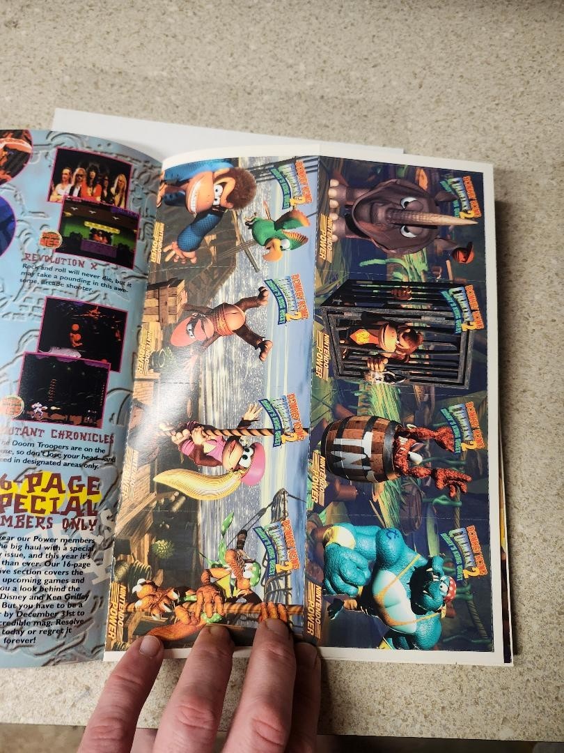 Nintendo Power 79 Donkey Kong Country 2 w/ Cards Wario Land Secret of Evermore
