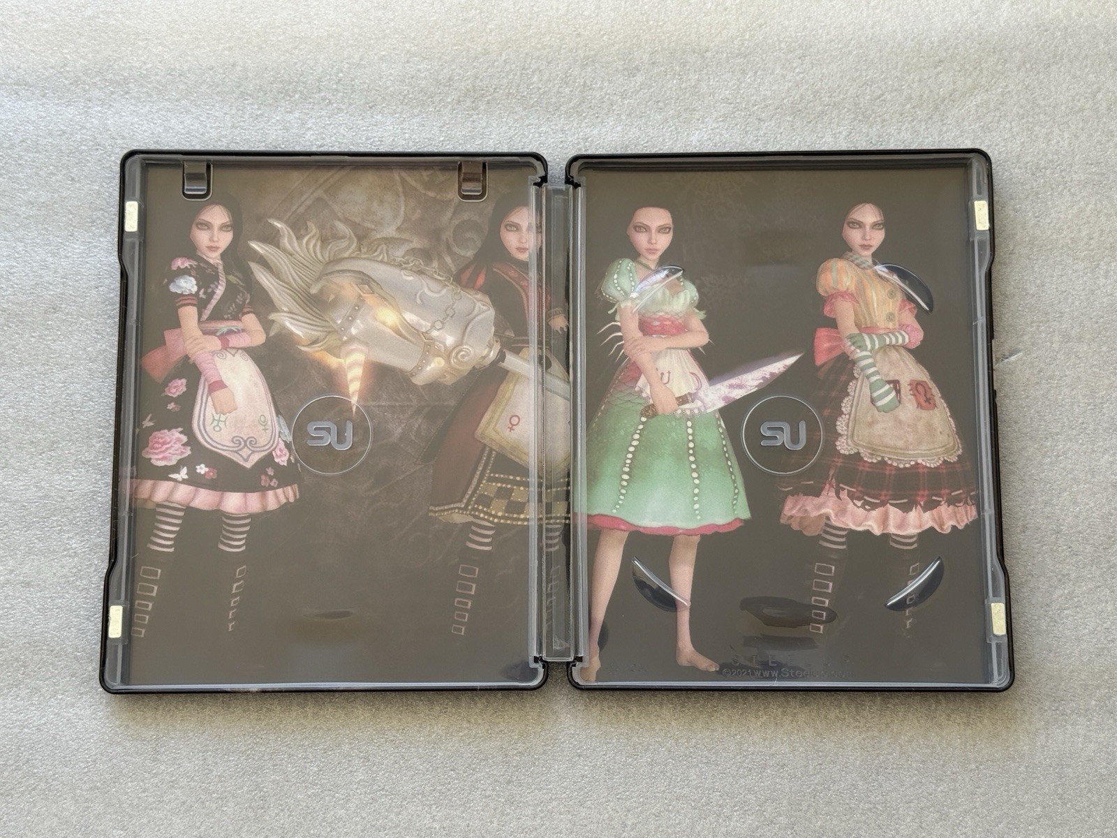 Alive Madness Returns Custom made Steelbook/SteelUp Case PS3/PS4/PS5 (No Game)