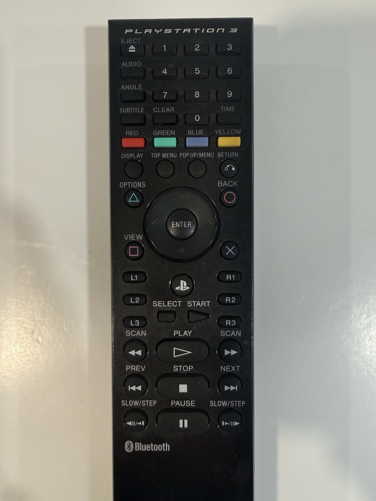 Sony BD Playstation 3 PS3 OEM Genuine Blu-Ray DVD Remote Control