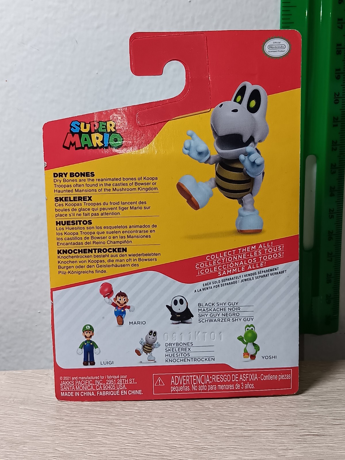 *FREE SHIP* 🦴 2.5″ DRY BONES Super Mario World of Nintendo Jakks Pacific