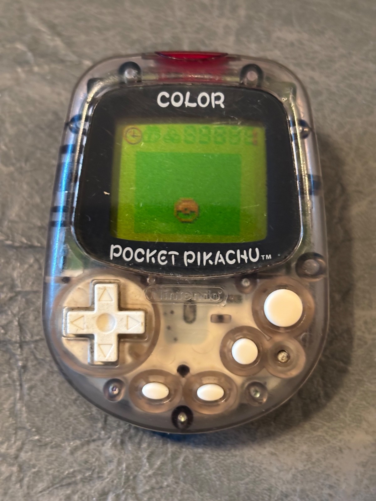 Nintendo Pokemon Pocket Pikachu Color Clear Virtual Pet MPG-002 *New Battery*