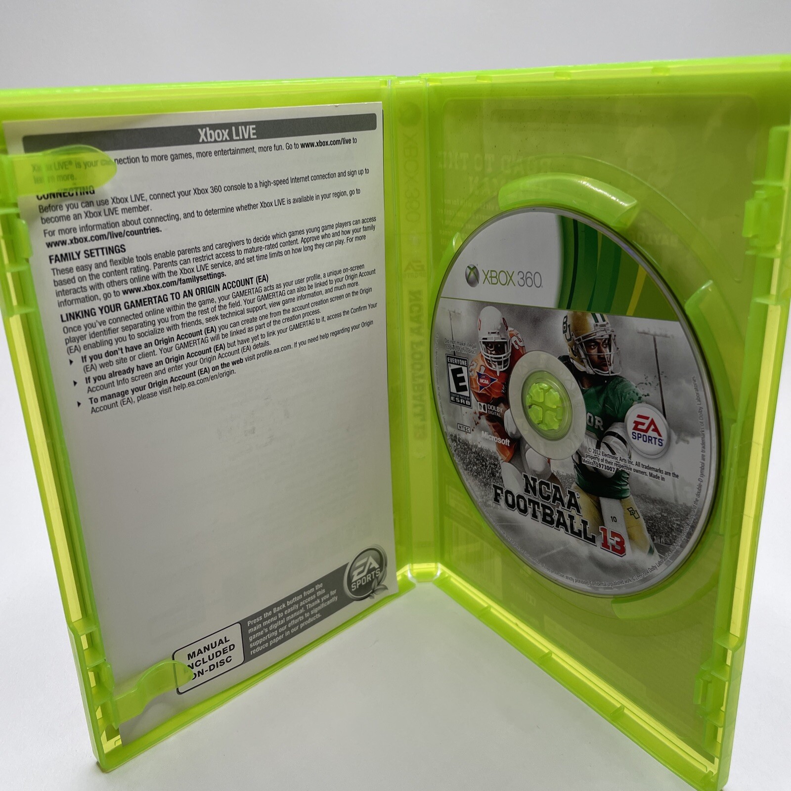 NCAA Football 13 Xbox 360 CIB Complete!