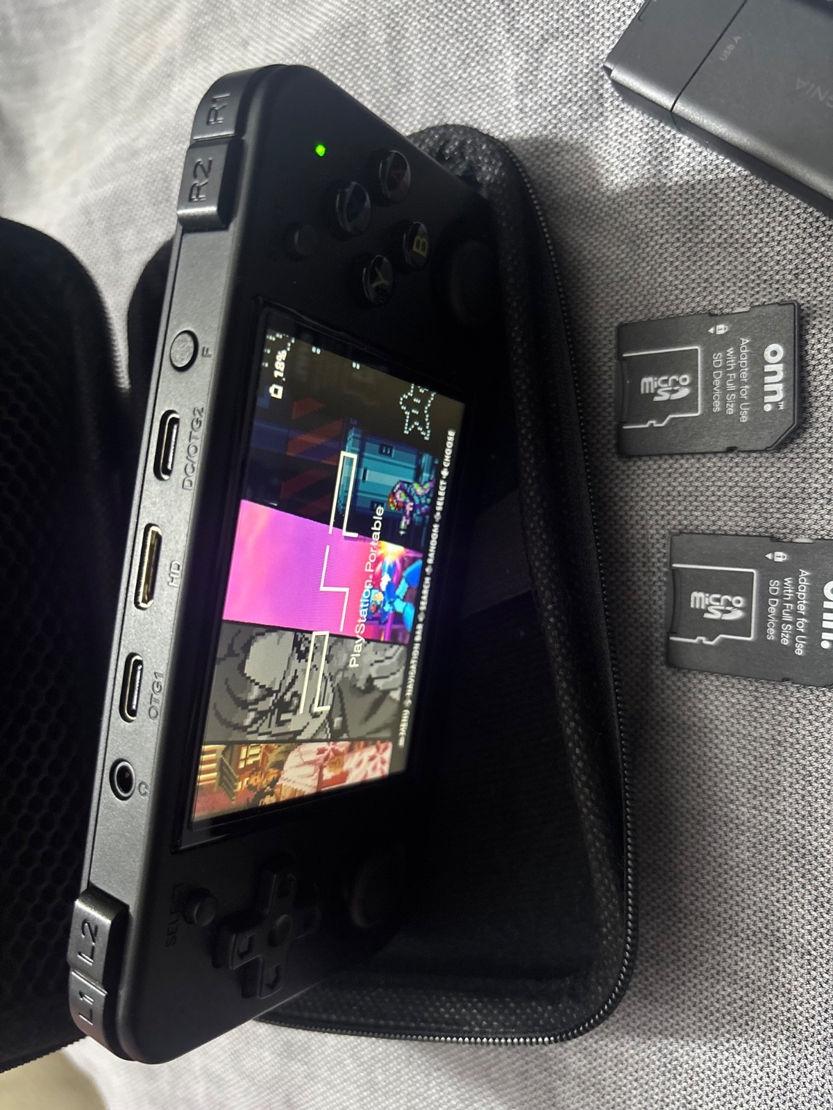 RG35XX H Anbernic Retro Handheld Game Console ROCKNIX 16G+128G BLACK