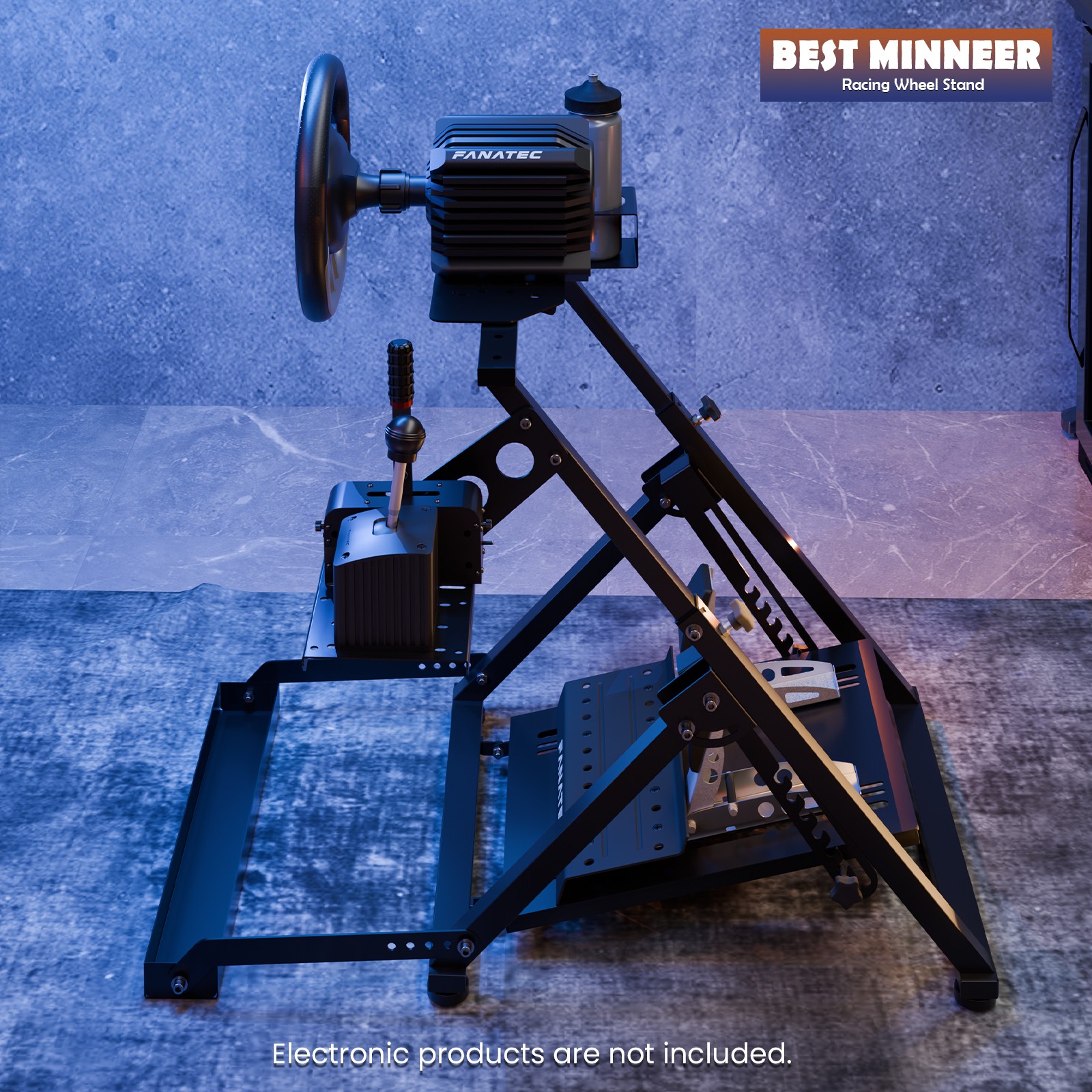 Minneer G29 Racing Steering Wheel Stand Foldable Fit Logitech G920 Thrustmaster