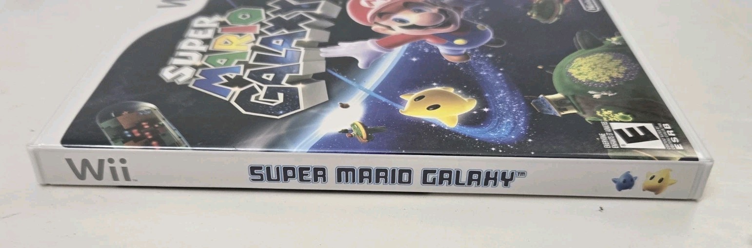 Super Mario Galaxy Nintendo Wii Complete W/ Manual CIB Tested Working VG+++ NICE
