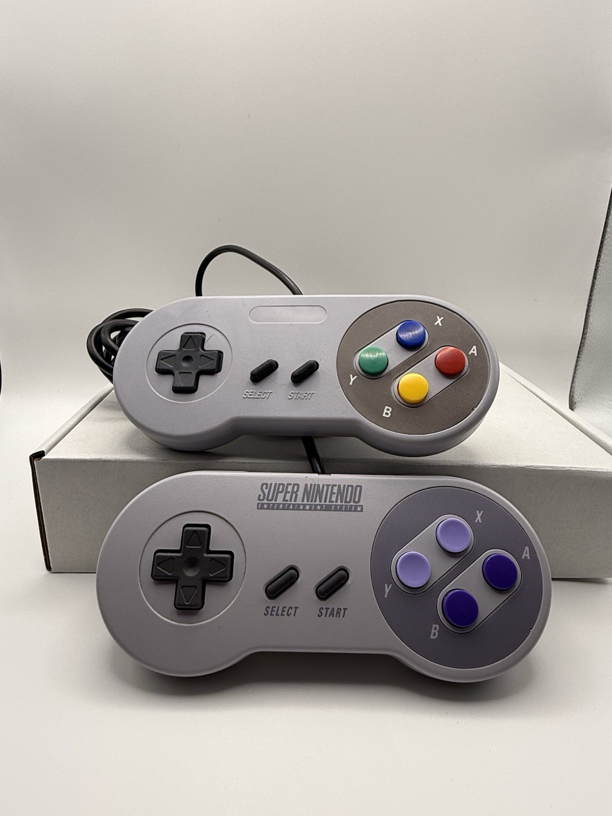Super Nintendo SNES SNS-001 Console Bundle Working w/Cords & Mario All stars