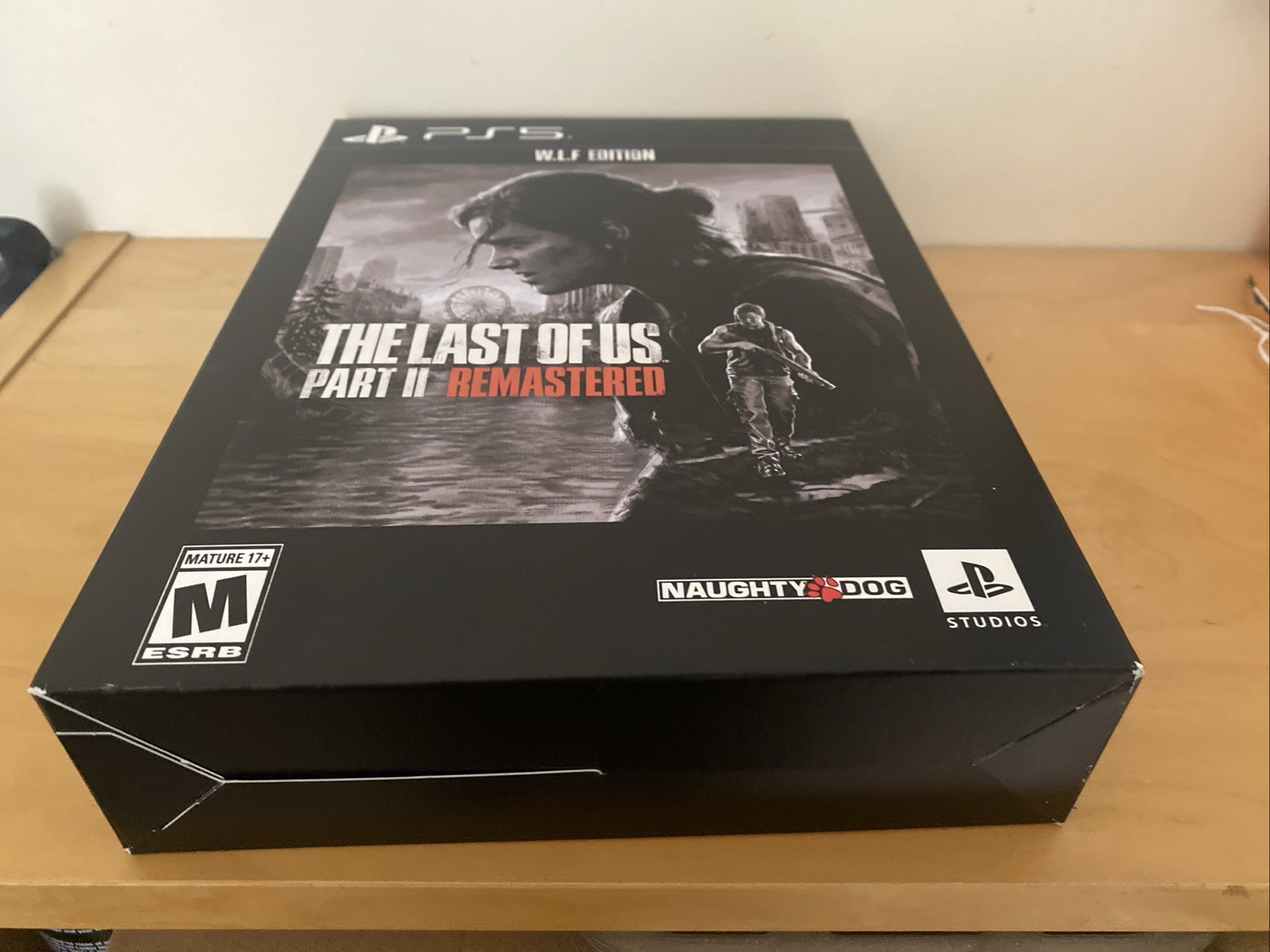 The Last of US Part II Remastered WLF Edition For PS5 Video Game Sealed