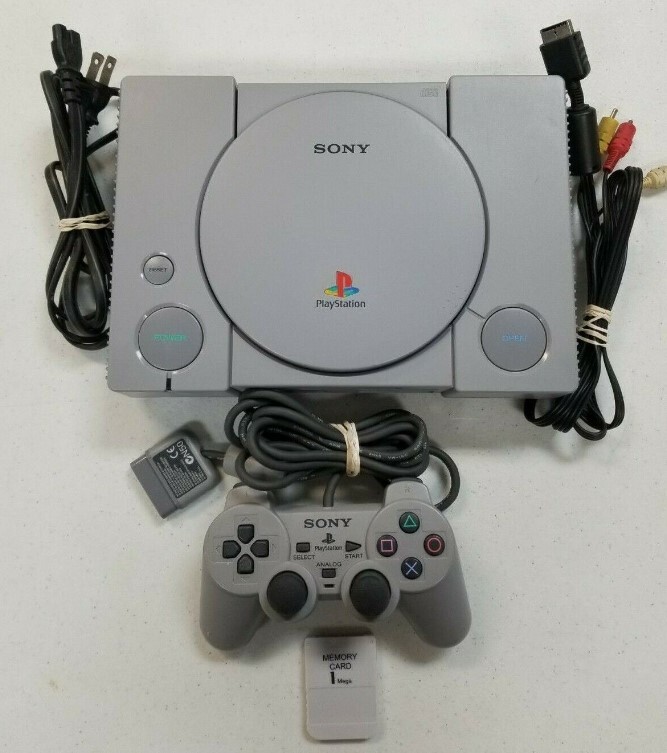 GUARANTEED – Playstation 1 Ps1 Console with Controller and Memory card