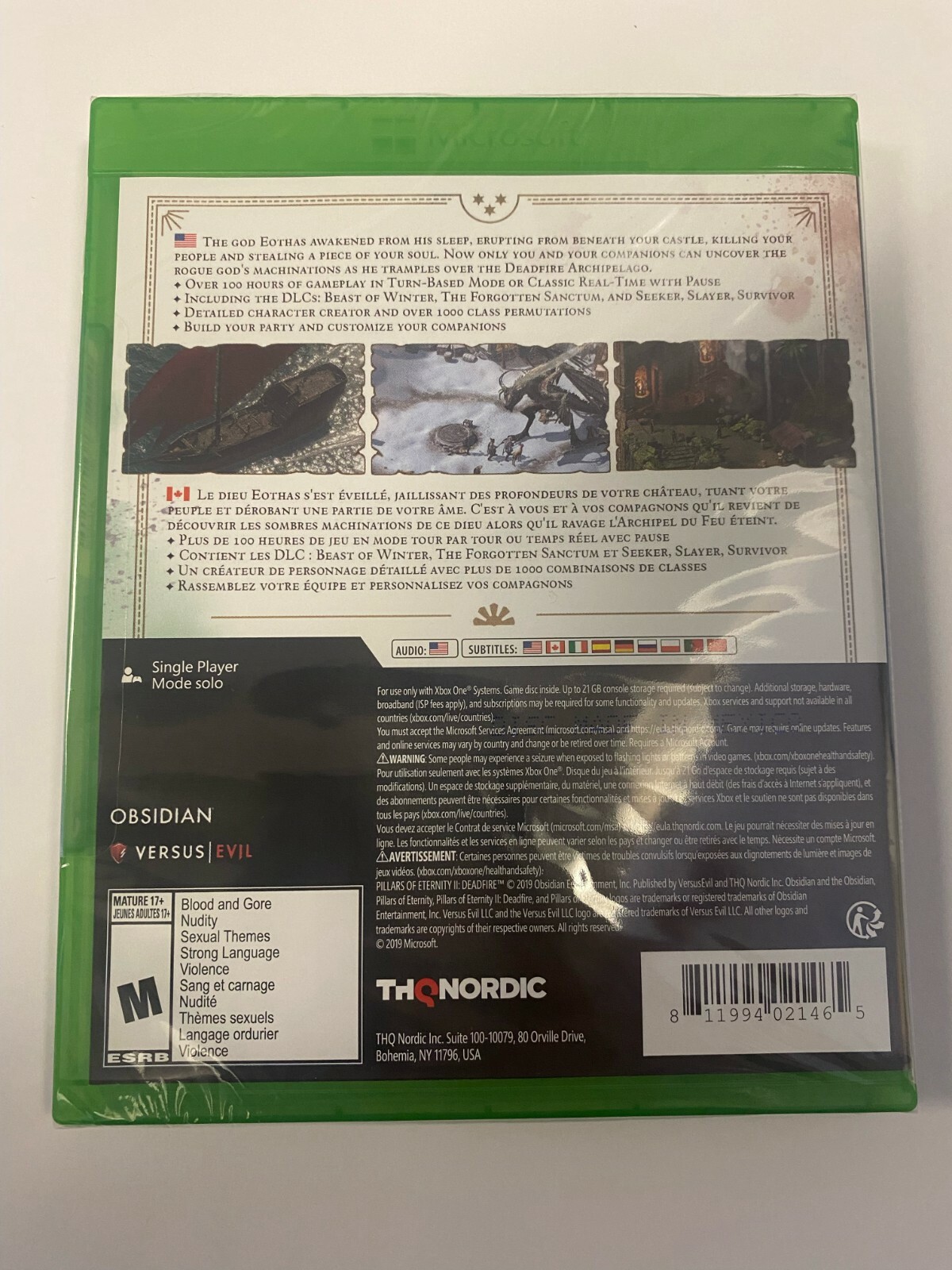 Pillars Of Eternity 2 Deadfire Ultimate Edition Xbox One
